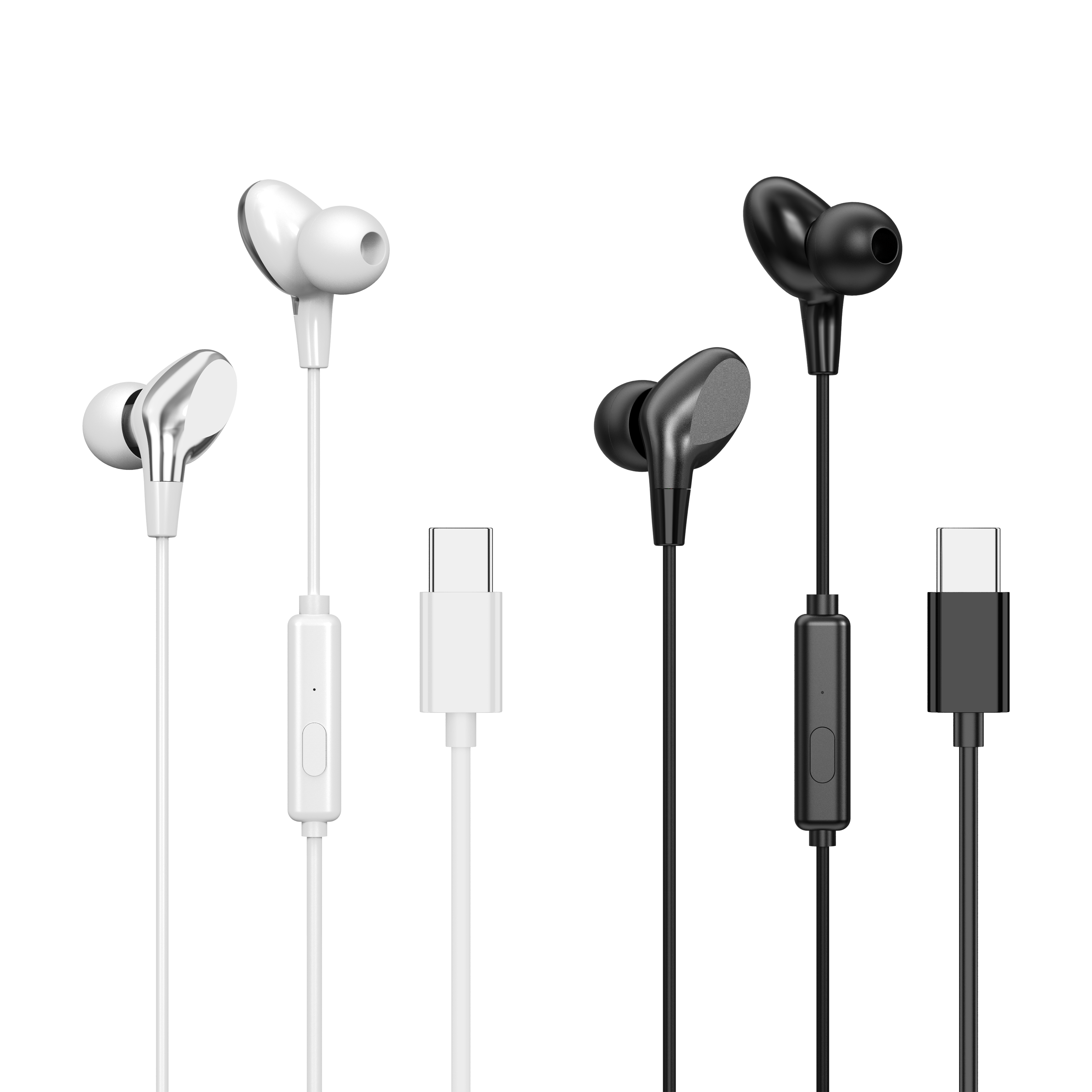 YooKiE YK70 Earphones | Stereo Sound | For iPhone15/16 | 120cm Cable
